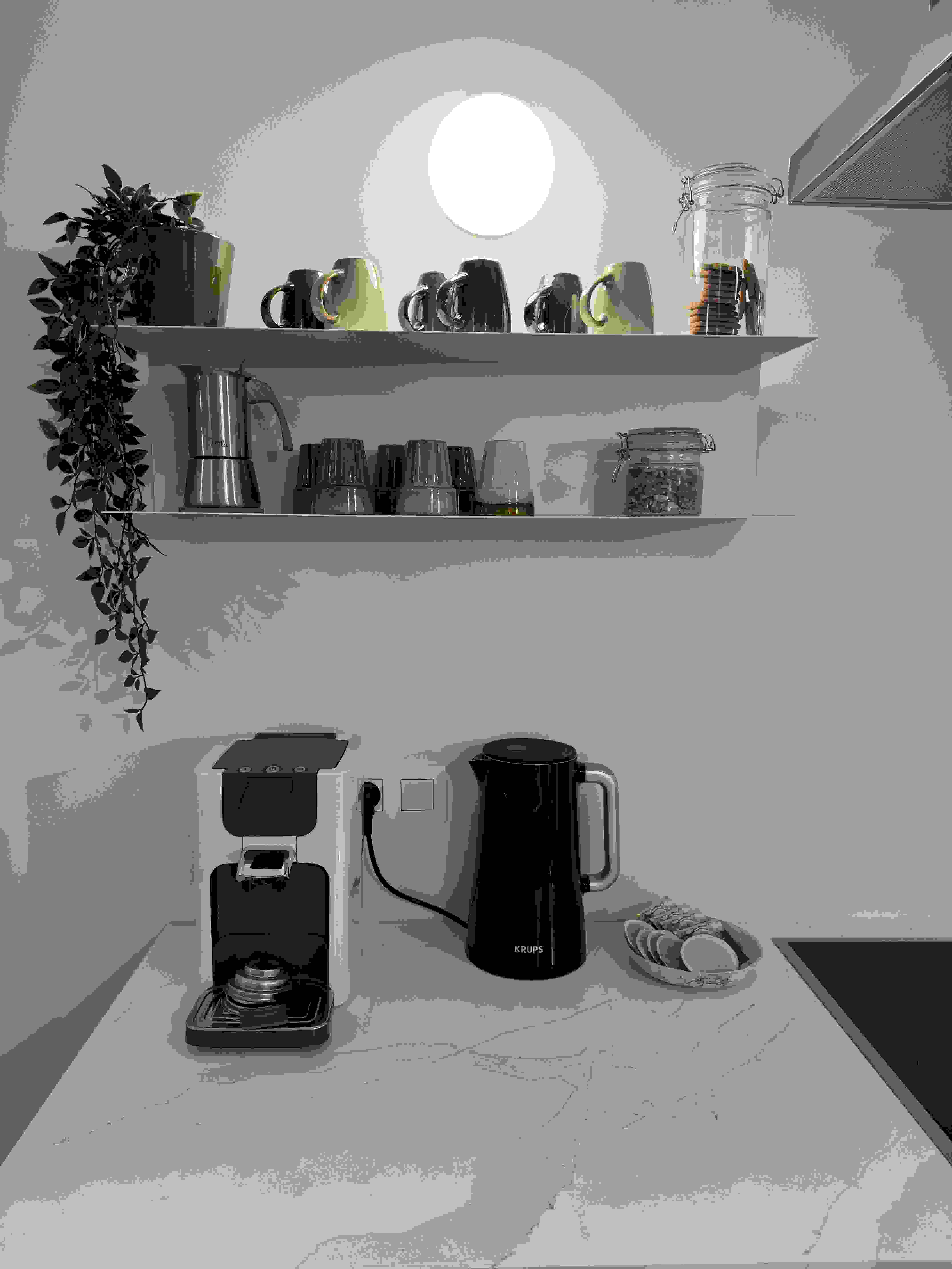 Kitchen view towards living room